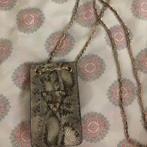 Guess Alligator Print Purse